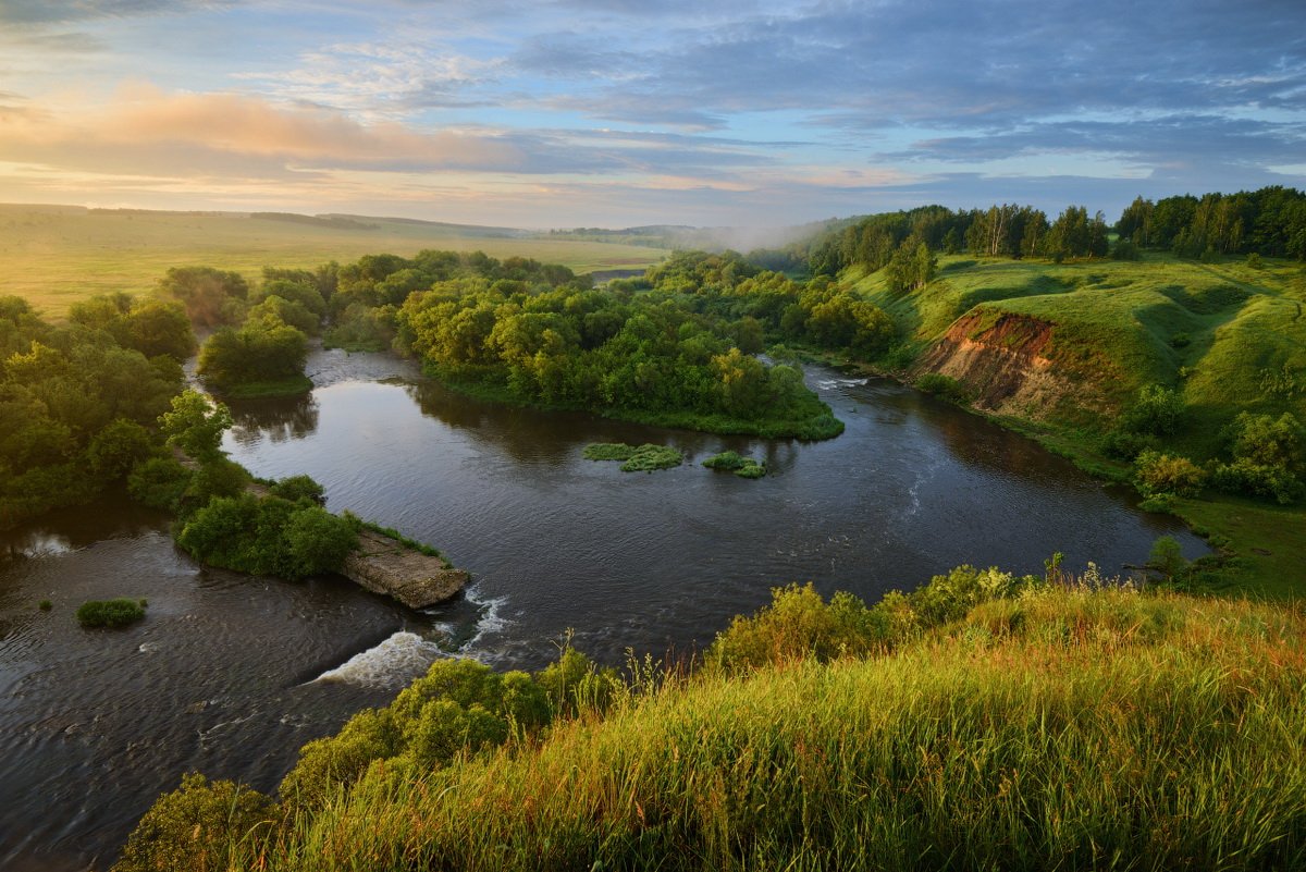 Река красивая меча Ефремовский район