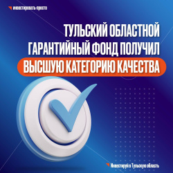 Малый бизнес Тульской области сможет привлекать больше финансирования под поручительства РГО